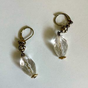 Clear Drop Earrings